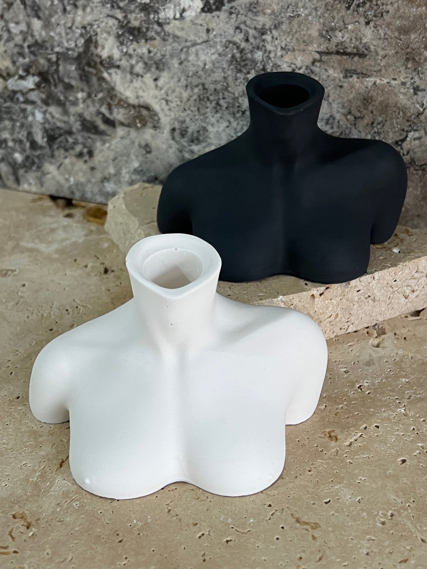 Candle Stick Holder Bust